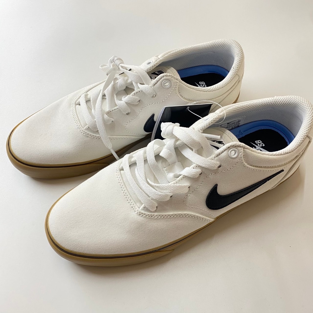 ナイキ SB クローン2 キャンバス "ホワイト/ホワイト/ガムライトブラウン/ブラック"