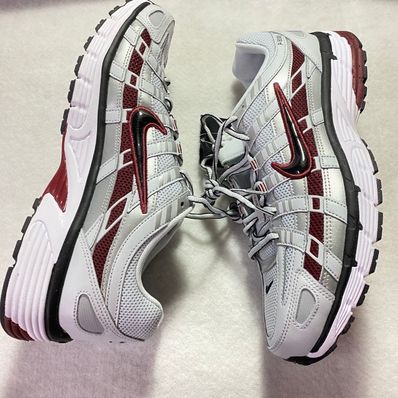 Nike P-6000 "Pure Platinum/Metallic Platinum/White/Dark Team Red"