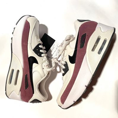 Nike Women's Air Max 90 LV8 "Sail/Night Maroon/Phantom/Black"
