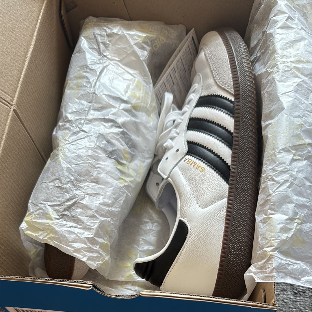 adidas Samba OG "Cloud White/Core Black/Clear Granite"