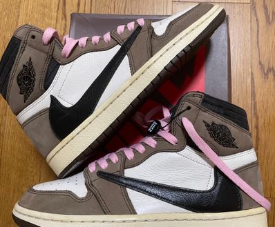 Travis Scott × Nike Air Jordan 1 Retro High OG TS SP "Sail/Dark Mocha"
