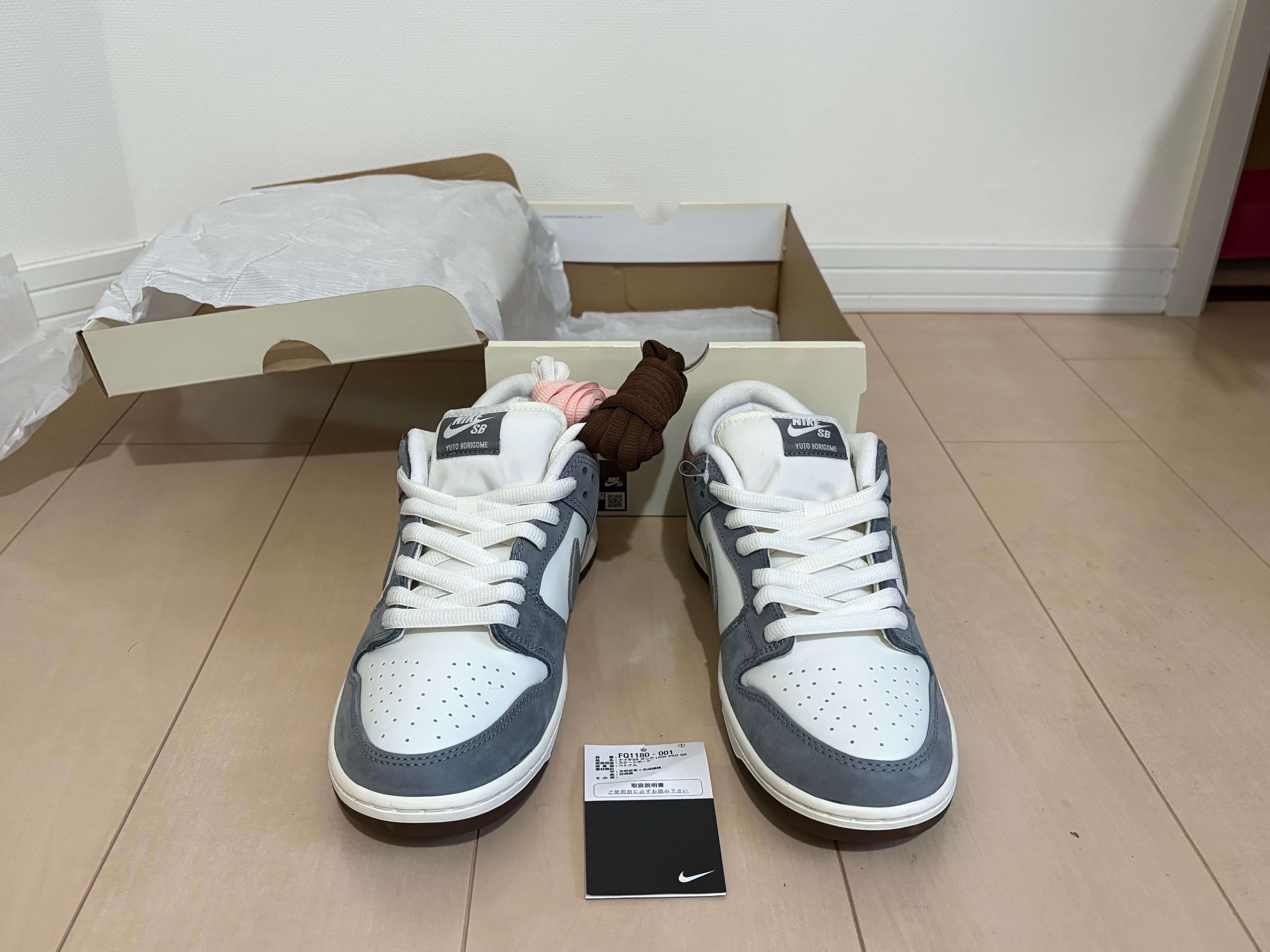 堀米 雄斗(Yuto Horigome) × Nike SB Dunk Low Pro QS "Wolf Grey"