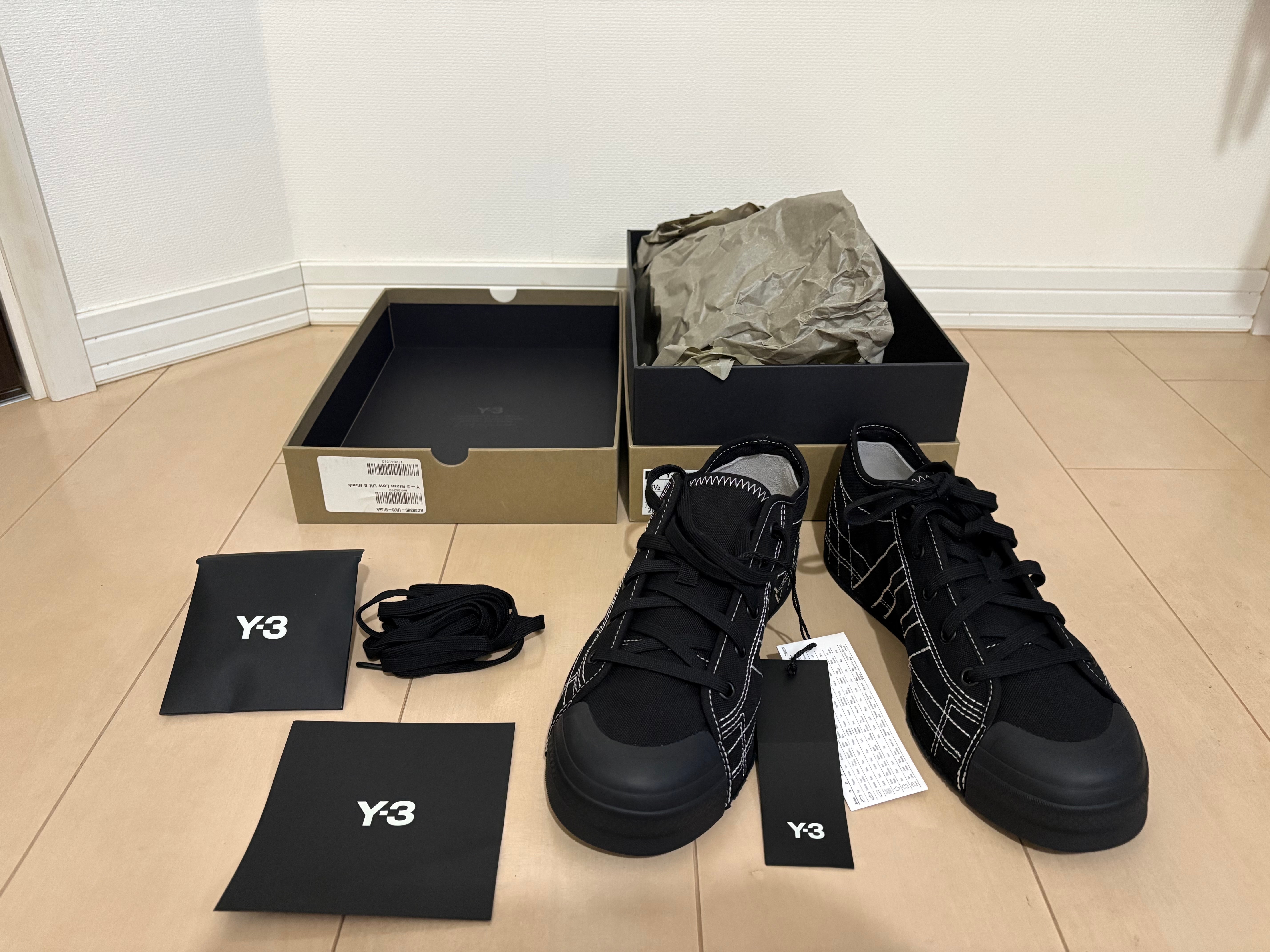adidas Y-3 Nizza Low "Black/Off White"