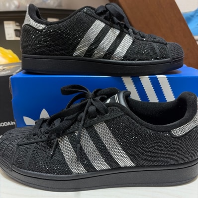 adidas Women's Superstar 2 "Core Black/Silver Metallic/Off White"