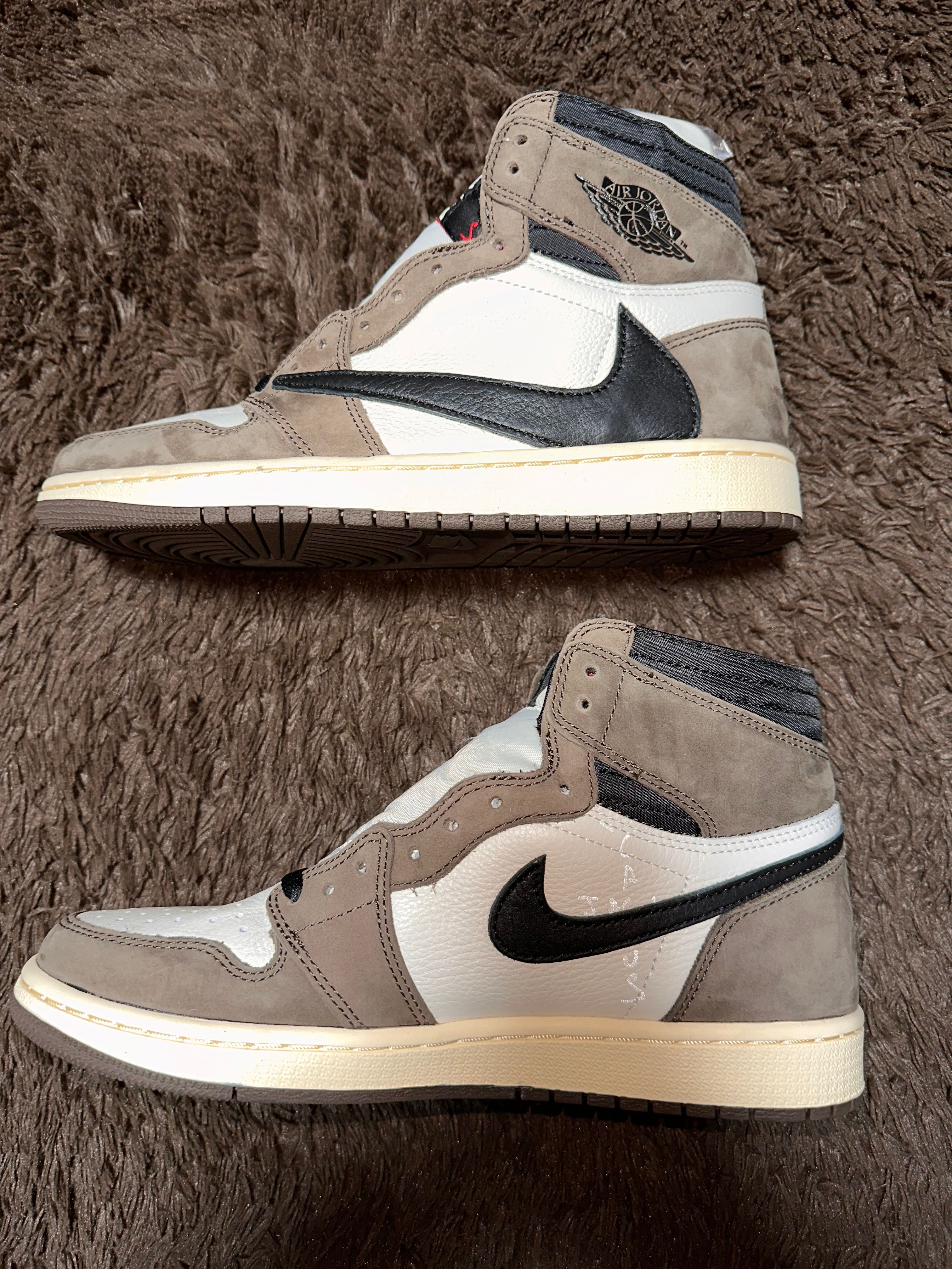 Travis Scott × Nike Air Jordan 1 Retro High OG TS SP "Sail/Dark Mocha"