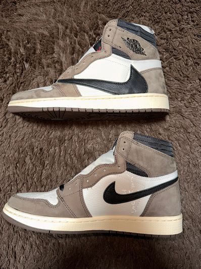 Travis Scott × Nike Air Jordan 1 Retro High OG TS SP "Sail/Dark Mocha"