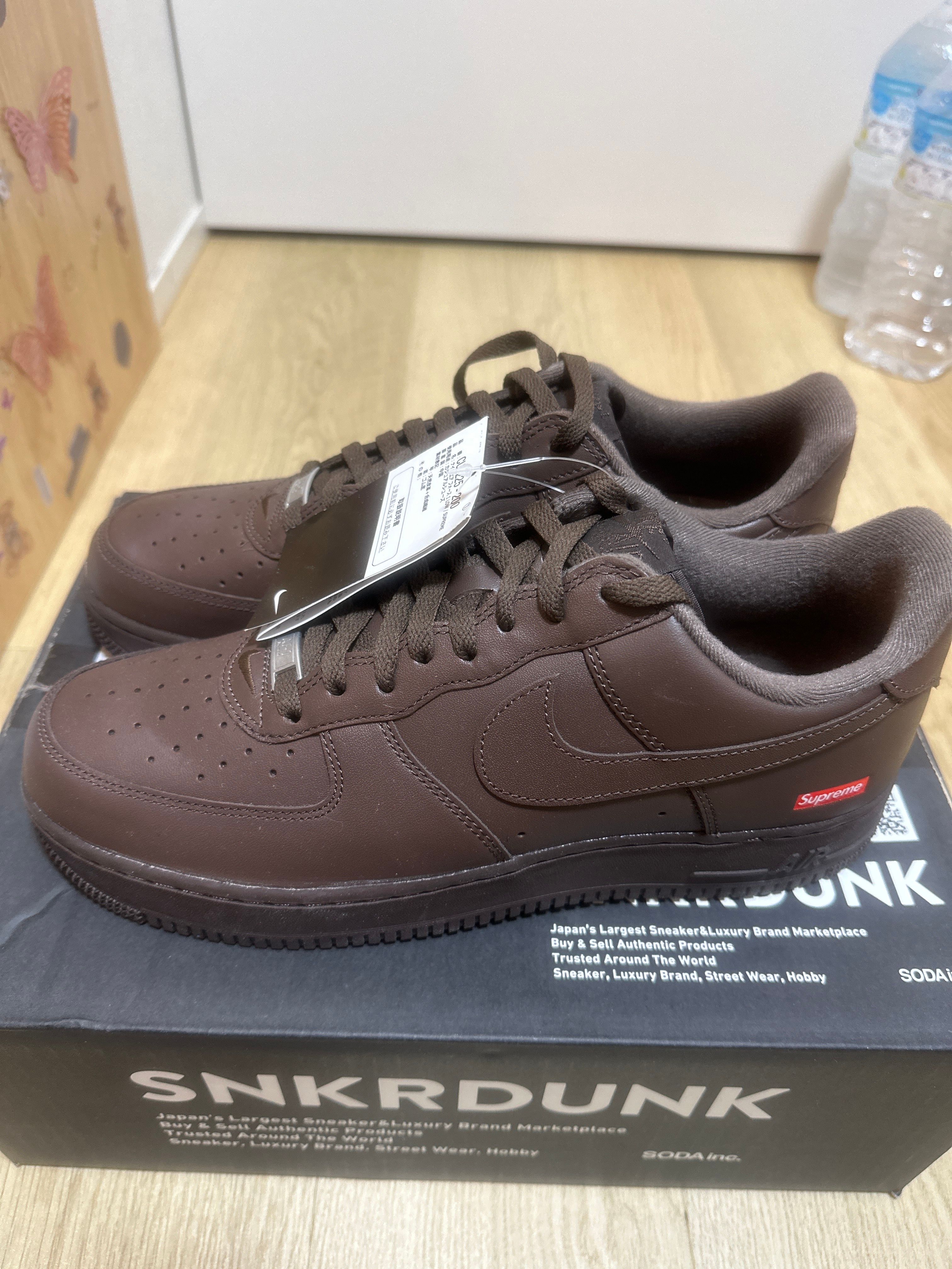 Supreme × Nike Air Force 1 Low "Baroque Brown"