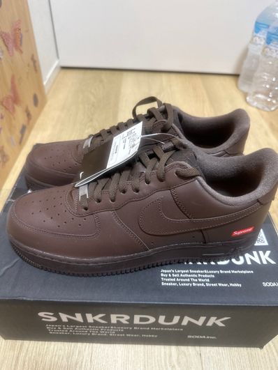 Supreme × Nike Air Force 1 Low "Baroque Brown"