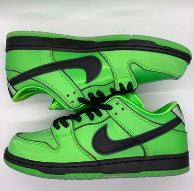 The Powerpuff Girls × Nike SB Dunk Low Pro QS "Buttercup"