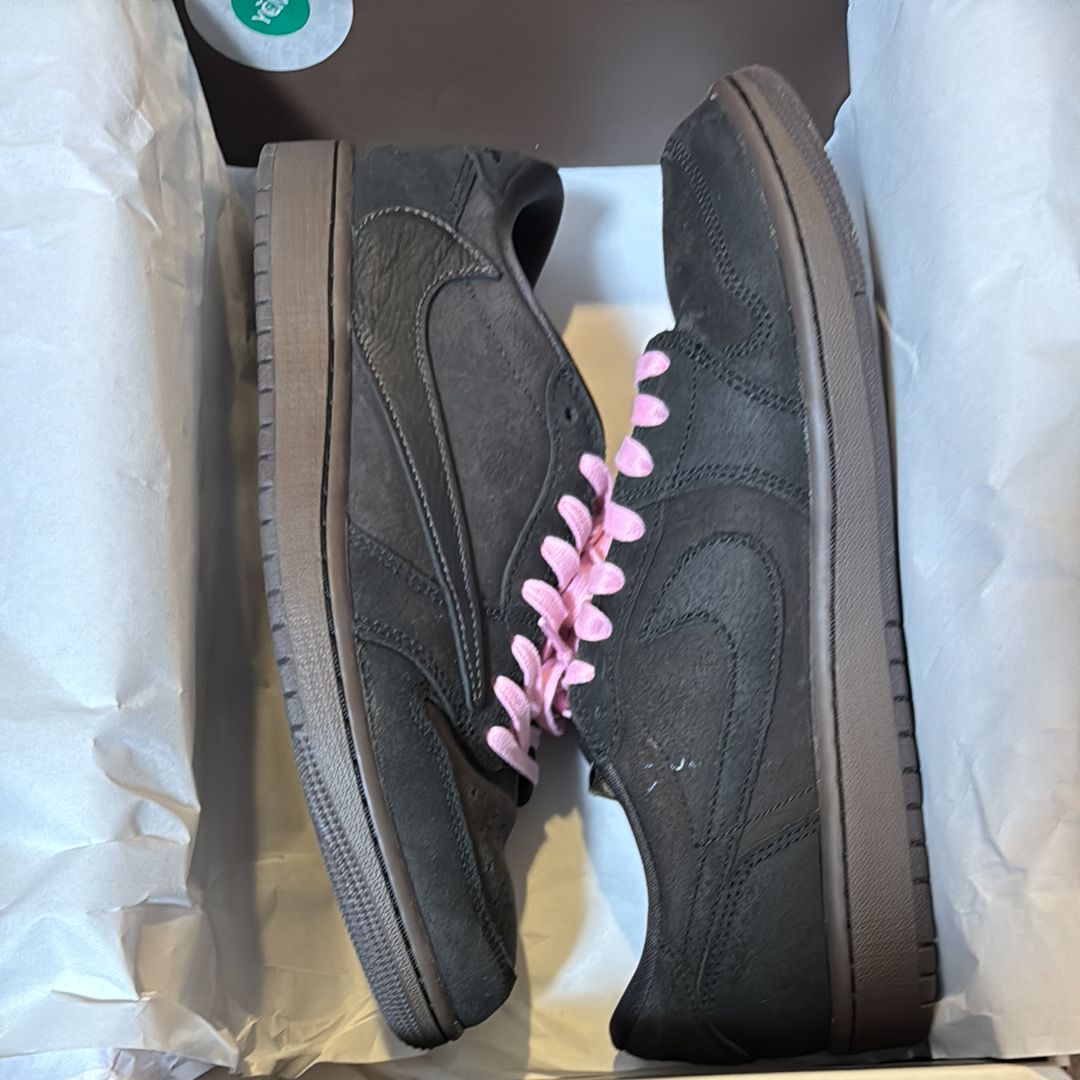 Travis Scott × Nike Air Jordan 1 Low OG SP "Velvet Brown and Dark Mocha"