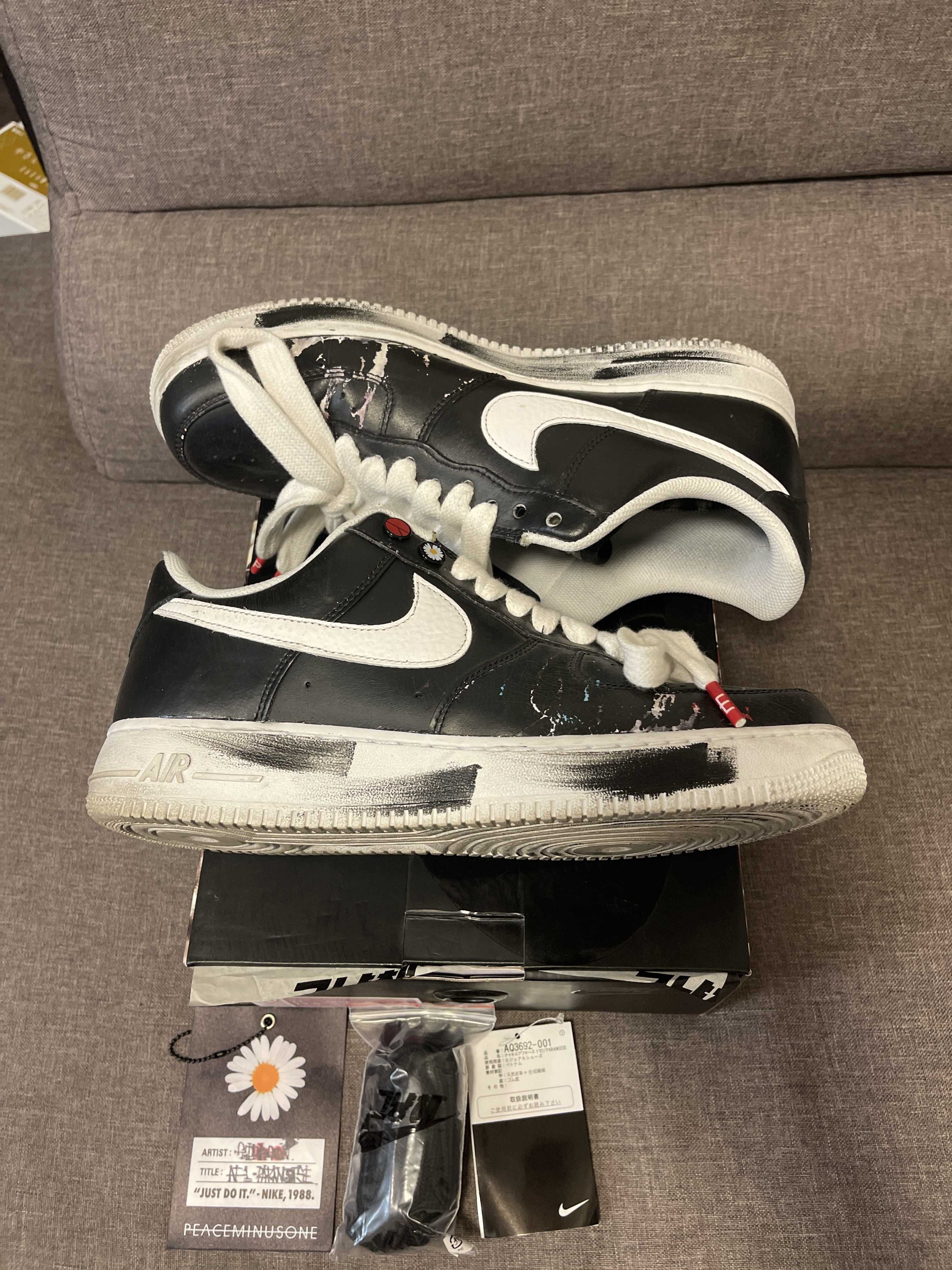 PEACEMINUSONE × Nike Air Force 1 Low Para Noise "Black" / G-DRAGON