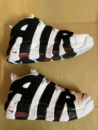 Nike Air More up Tempo "White/Black/University Red"(~2018)