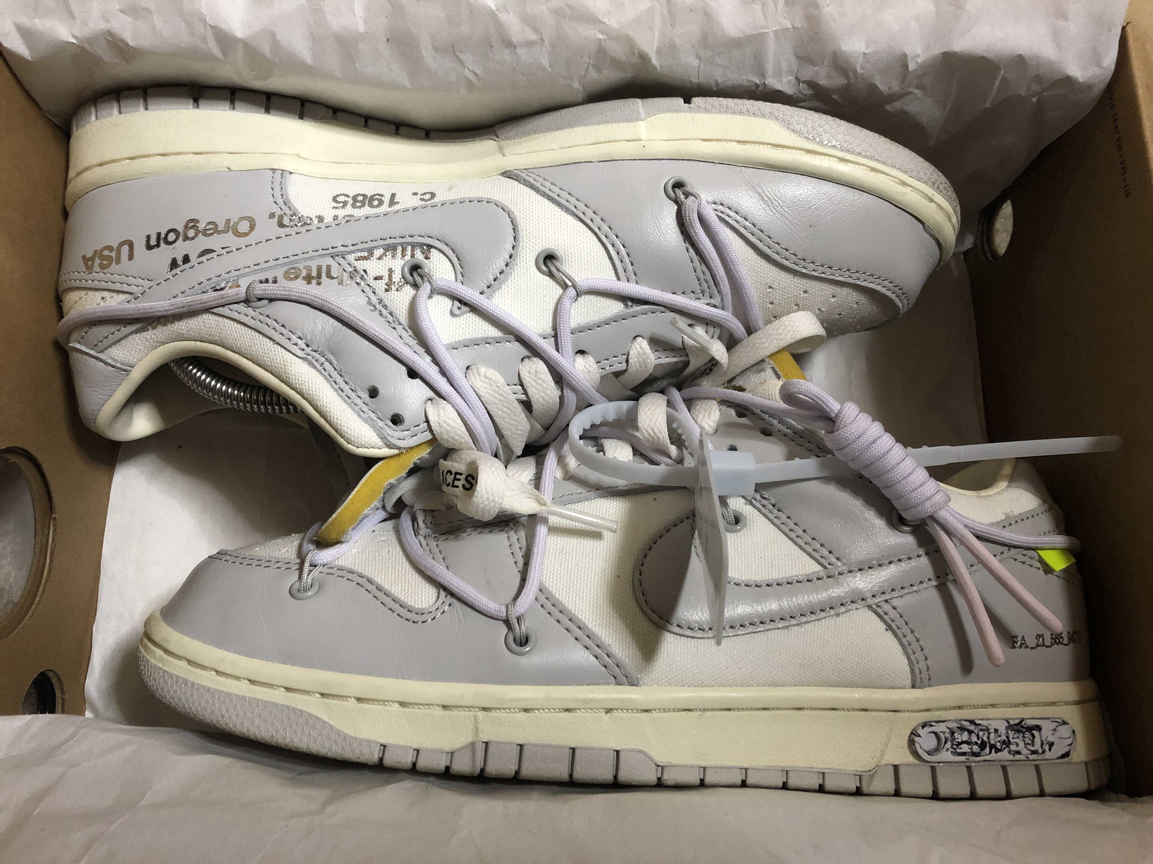 Off-White × Nike Dunk Low 1 of 50 "Lot.49"