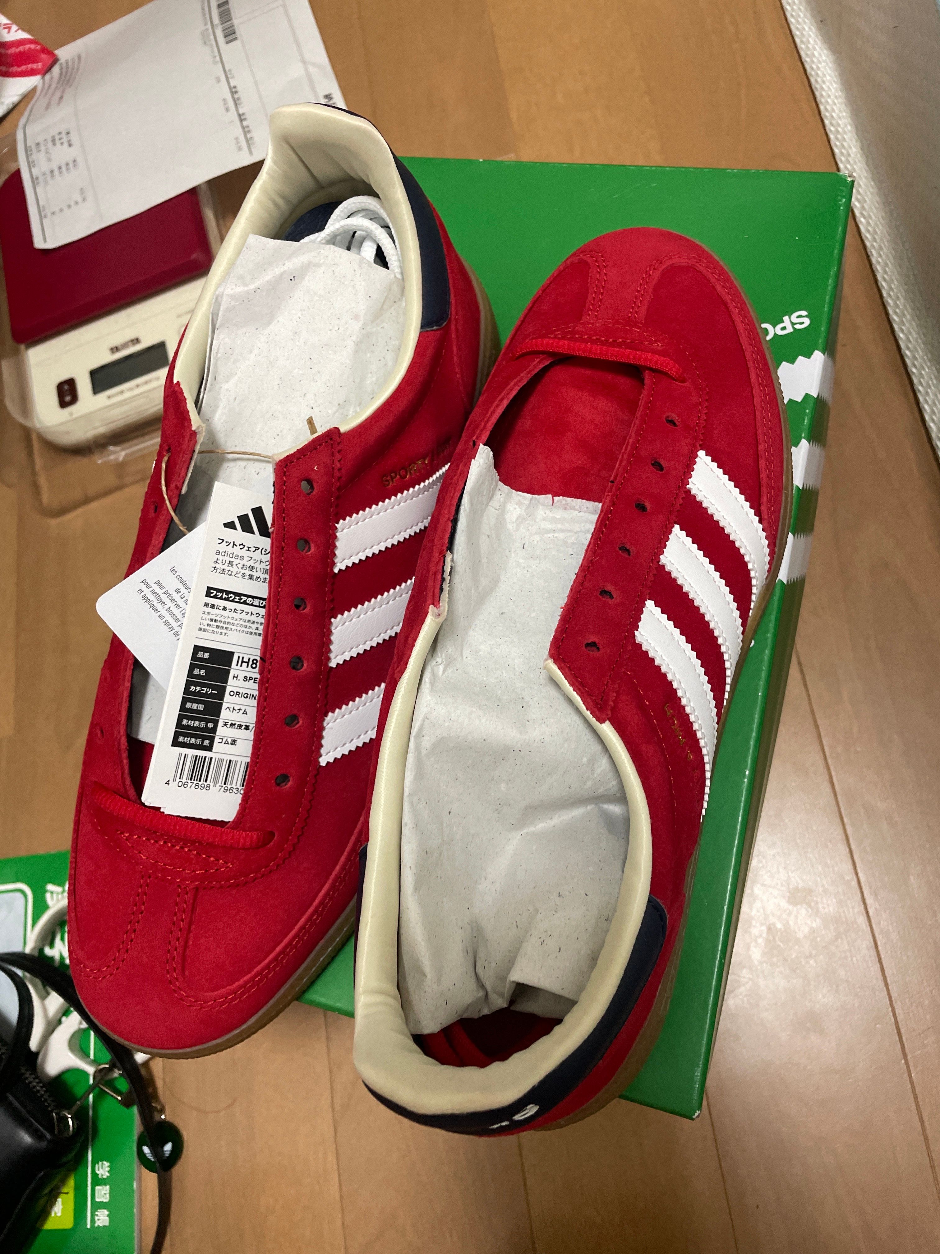 Sporty & Rich × adidas Handball Spezial "Collegiate Red/Night Indigo/Cloud White"