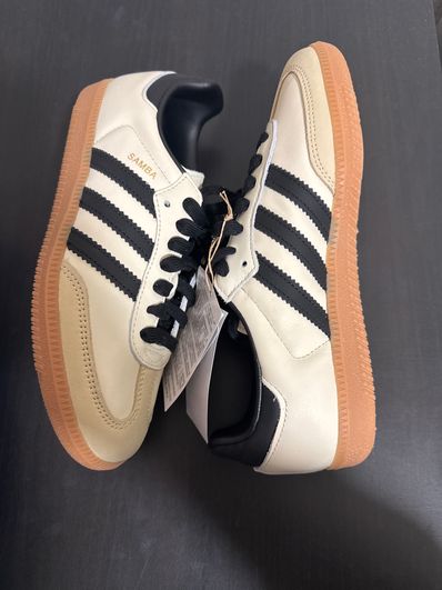 adidas Women's Samba OG "Cream White/Core Black/Sandstrata"