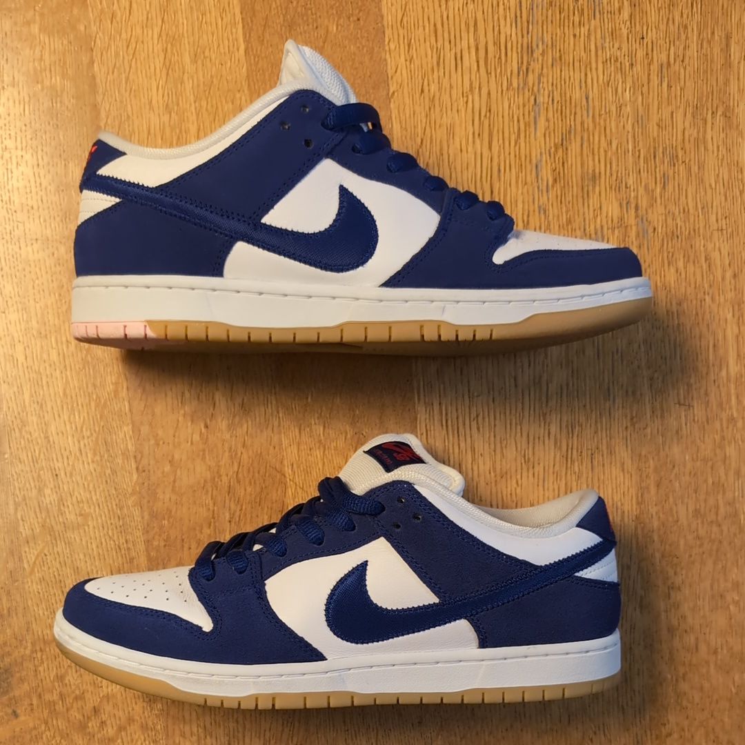 Nike SB Dunk Low "Los Angeles Dodgers/Deep Royal Blue"