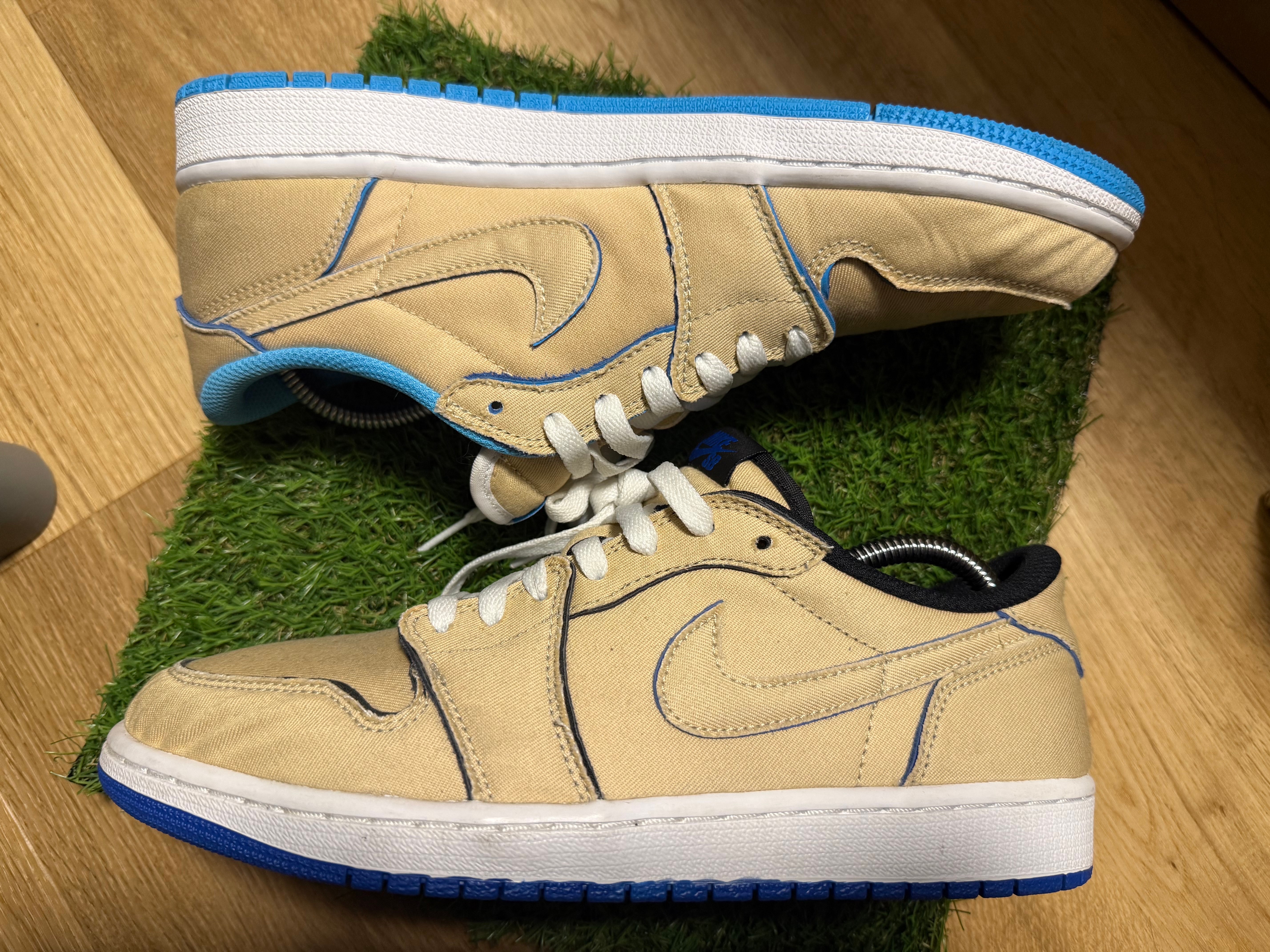 Nike SB Air Jordan 1 Low "Desert Ore/Royal Blue" 