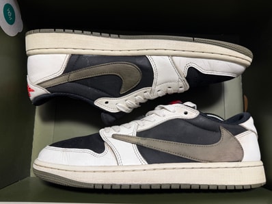 Travis Scott × Nike Women's Air Jordan 1 Low OG "Medium Olive"