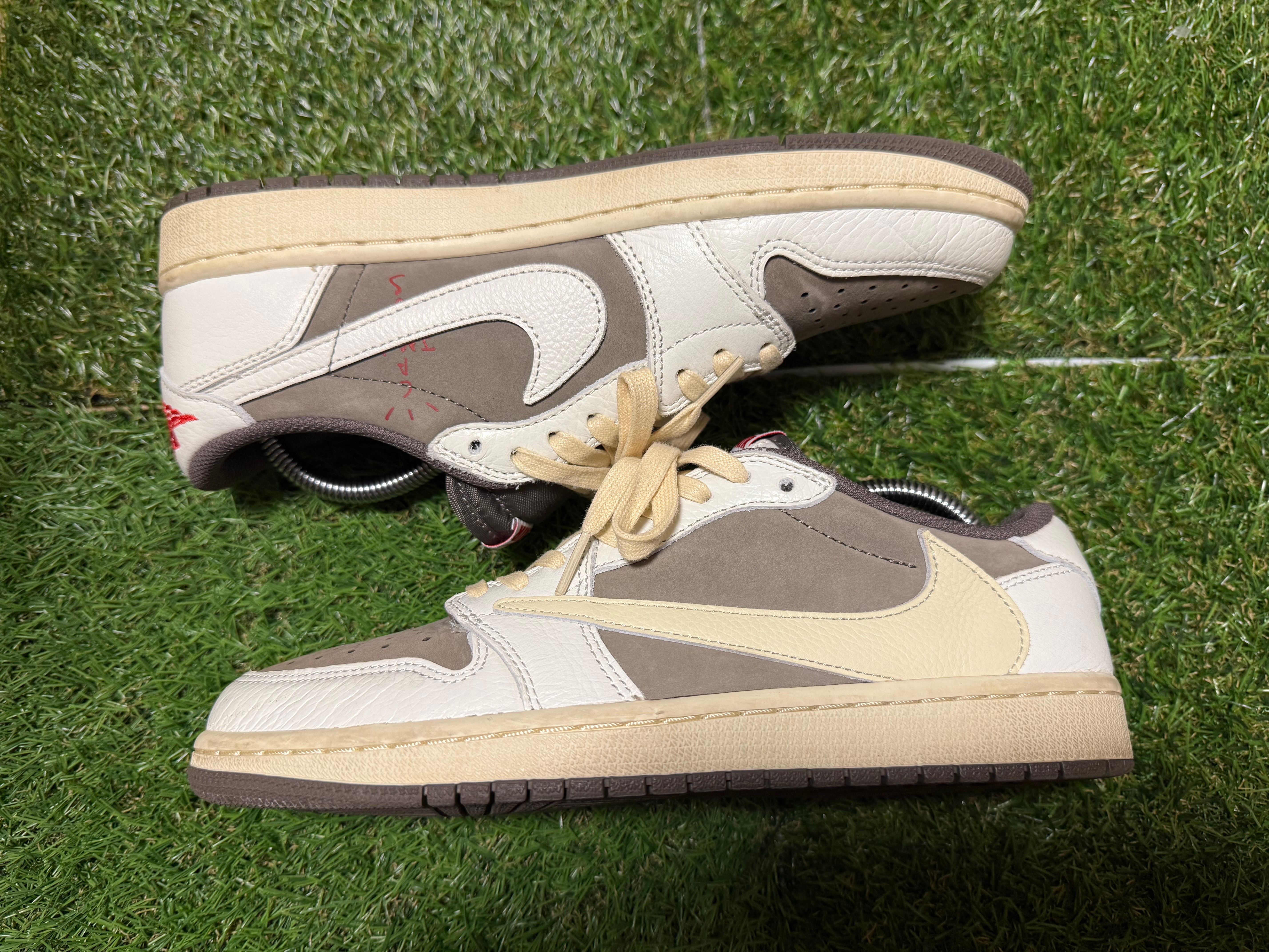 Travis Scott × Nike Air Jordan 1 Low OG SP "Reverse Mocha/Sail and Ridgerock"