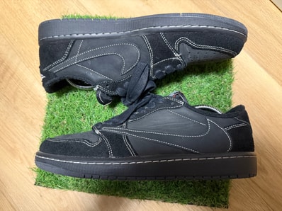Travis Scott × Nike Air Jordan 1 Low OG SP "Black Phantom"