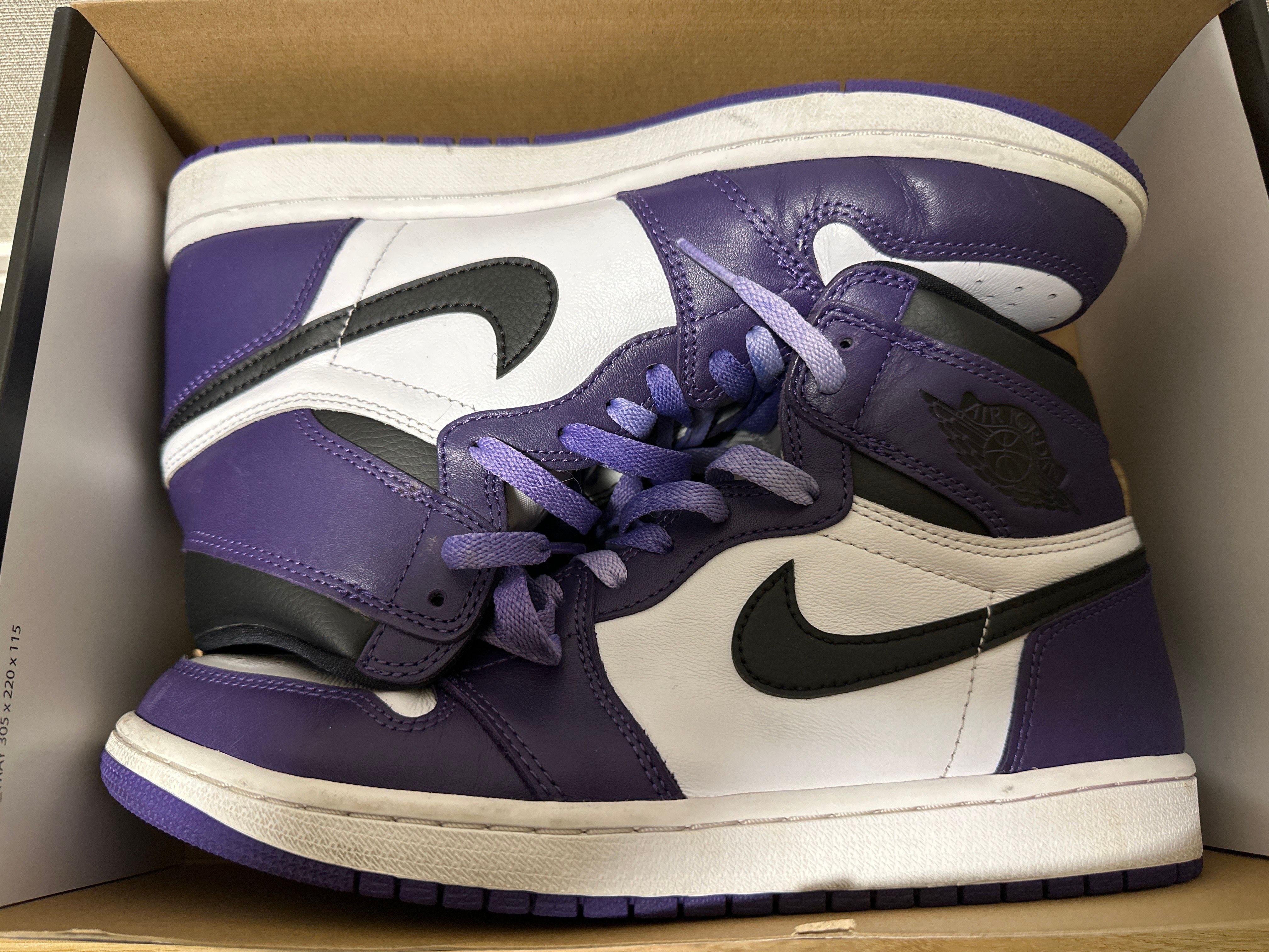 Nike Air Jordan 1 Retro High OG "Court Purple White/Black" (2020)   