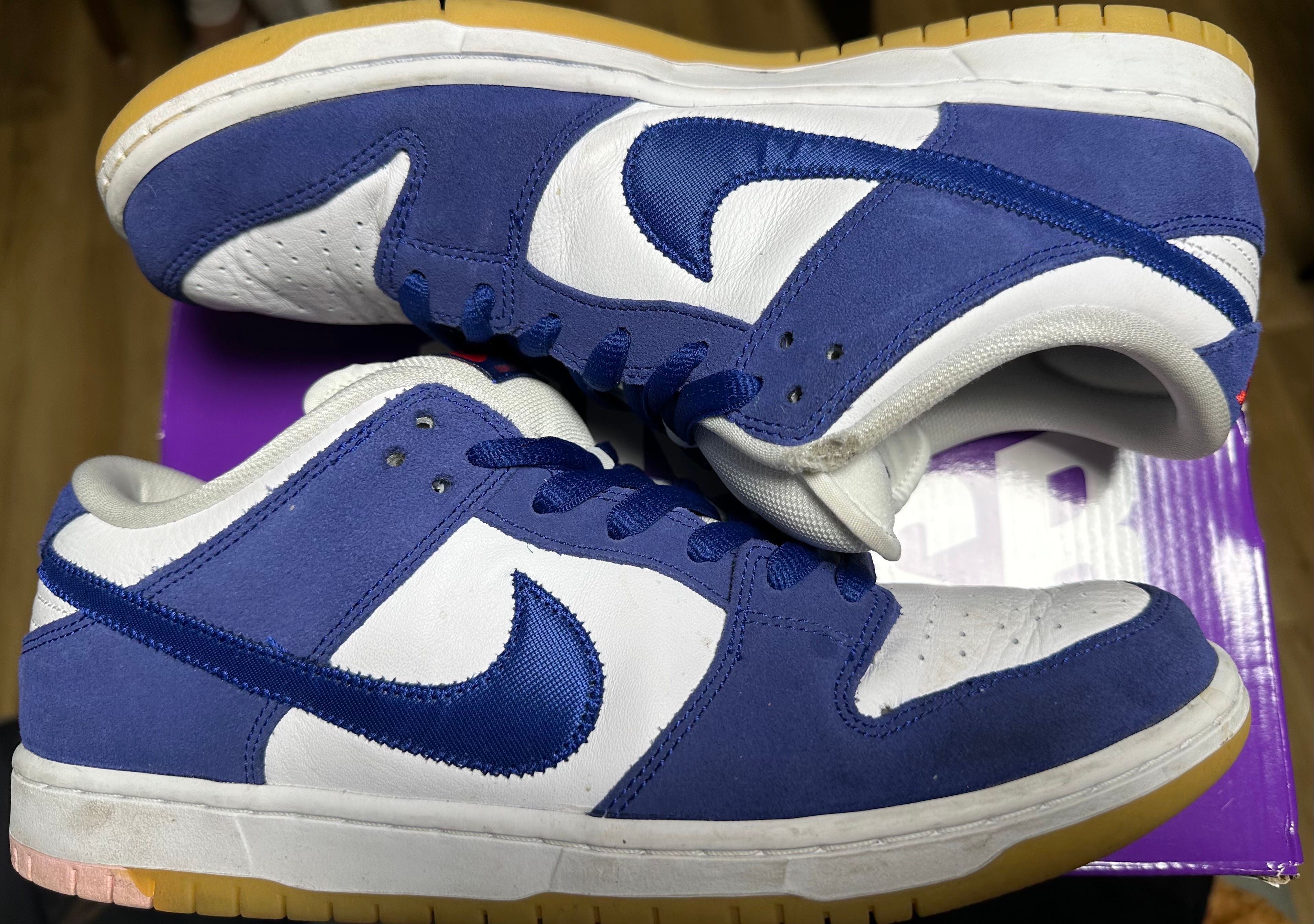 Nike SB Dunk Low "Los Angeles Dodgers/Deep Royal Blue"