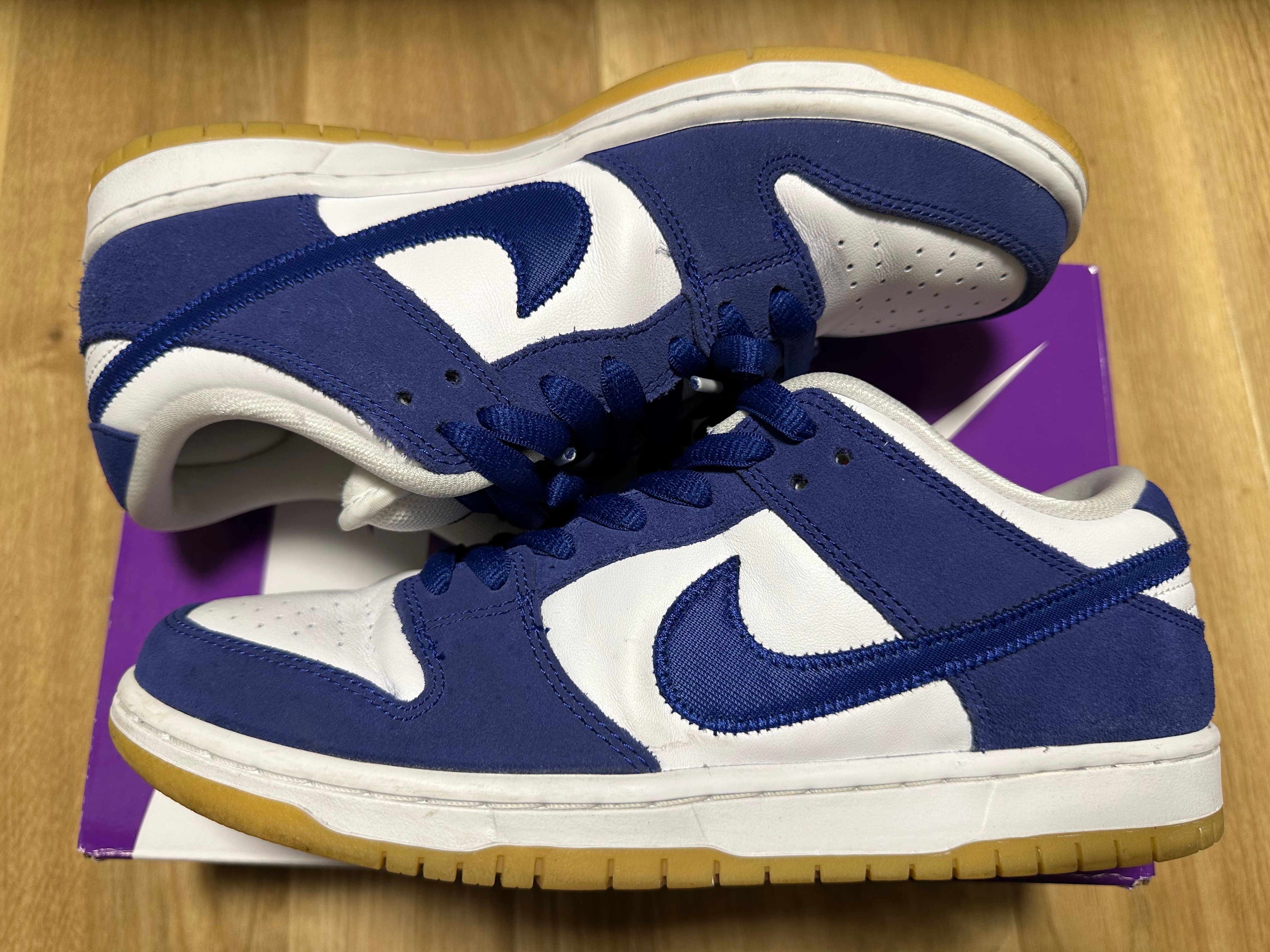Nike SB Dunk Low "Los Angeles Dodgers/Deep Royal Blue"