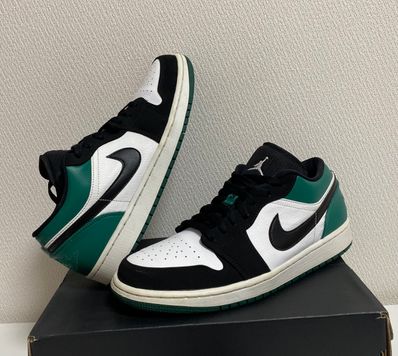 Nike Air Jordan 1 Low "White Black Mystic Green"