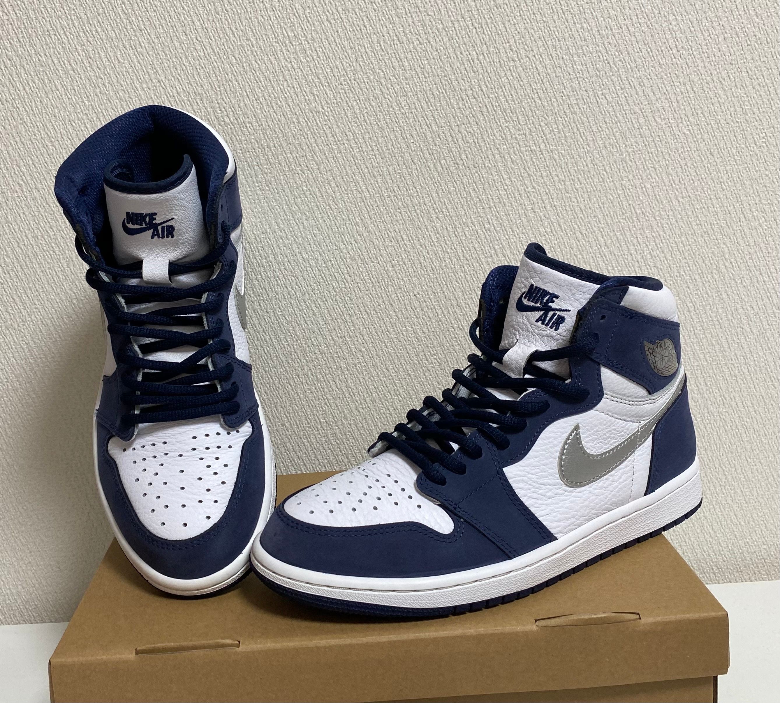Nike Air Jordan 1 High OG CO.JP "White/Midnight Navy" (2020)(ブリーフケースなし)