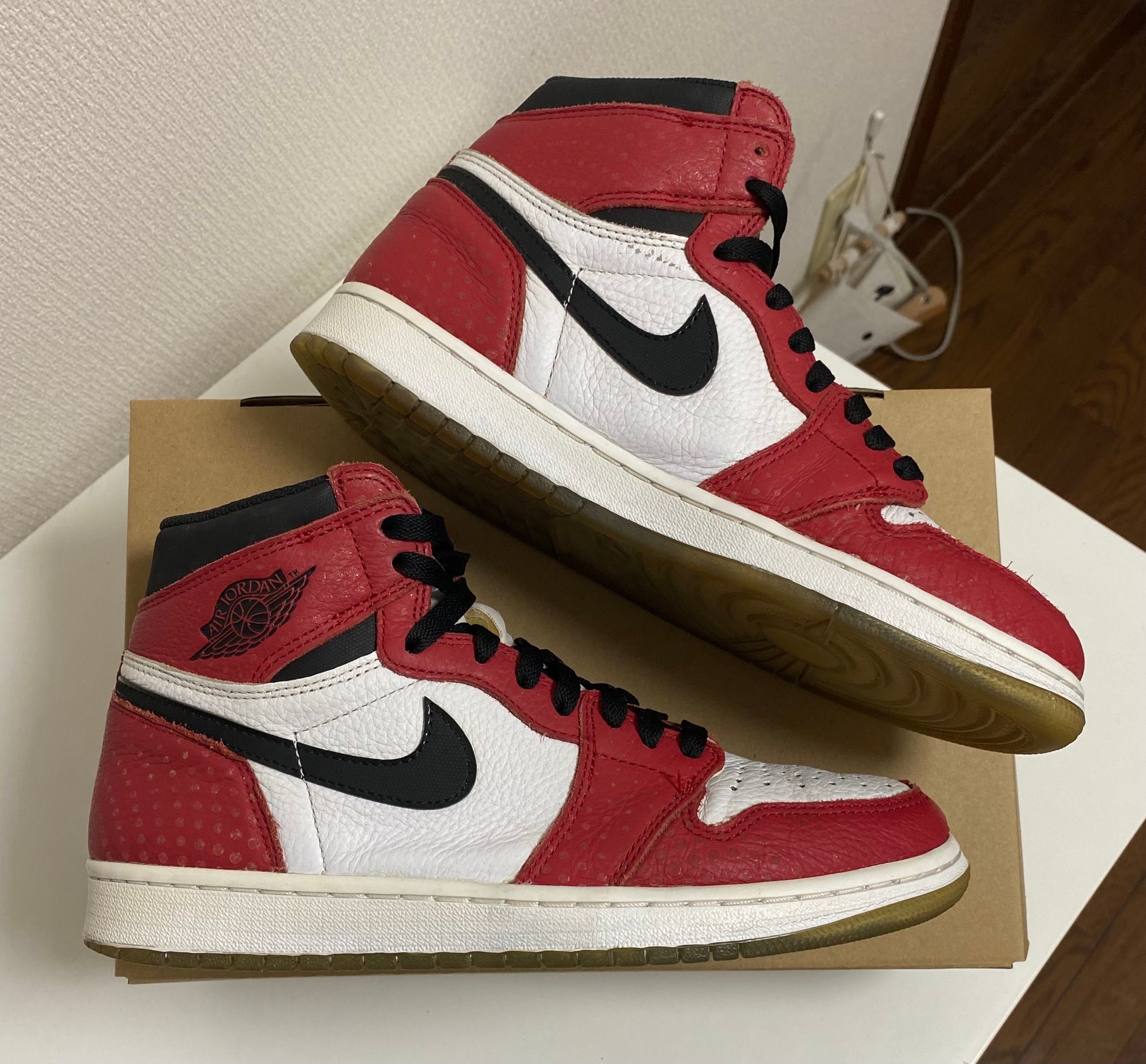 Spiderman × Nike Air Jordan 1 Origin Story "Gym Red/White/Photo Blue/Black"