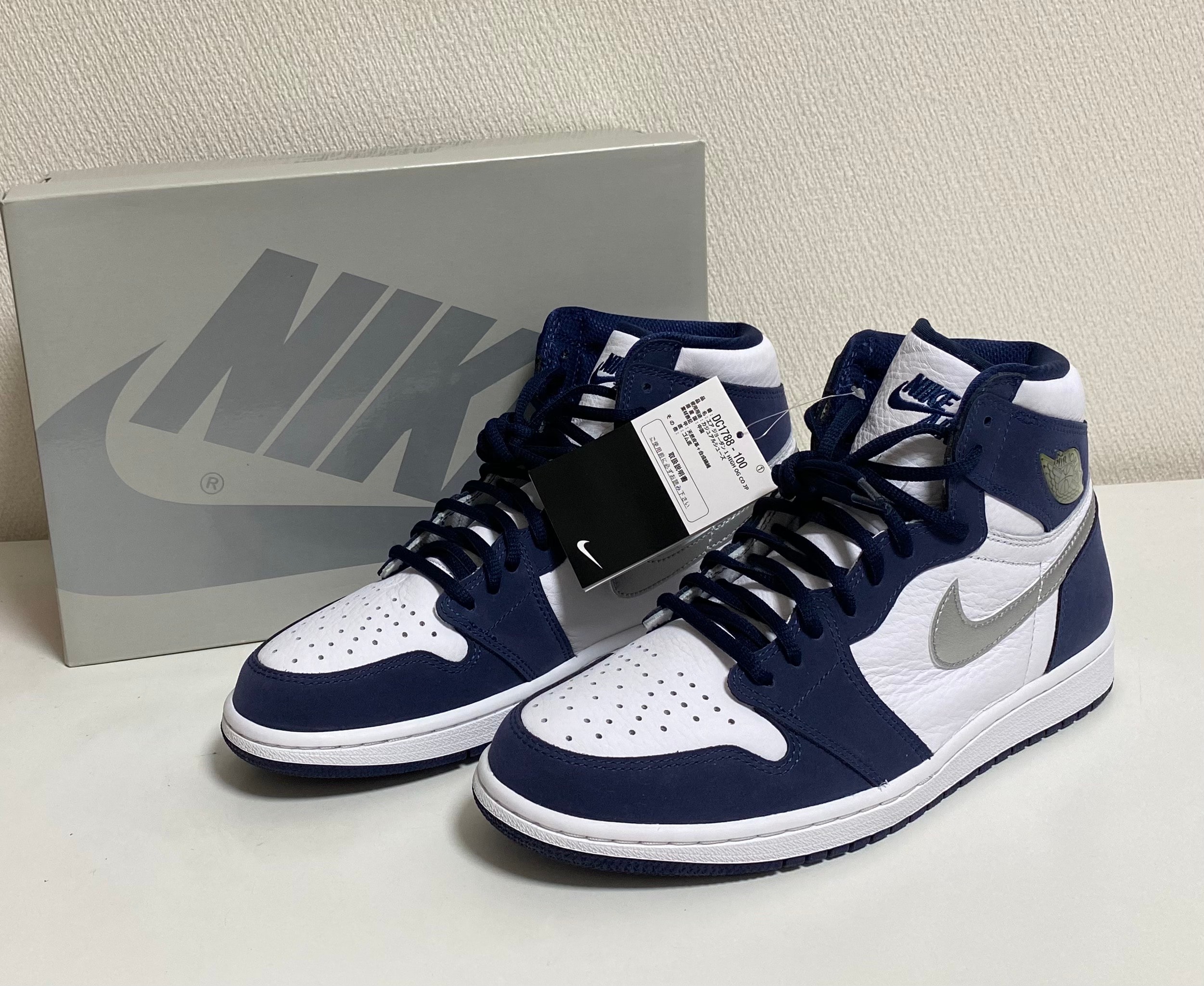 Nike Air Jordan 1 High OG CO.JP "White/Midnight Navy" (2020)(ブリーフケースなし)