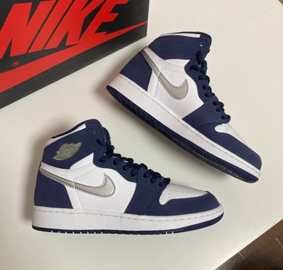 Nike GS Air Jordan 1 High OG CO.JP "Midnight Navy" (2020)(ブリーフケースなし)
