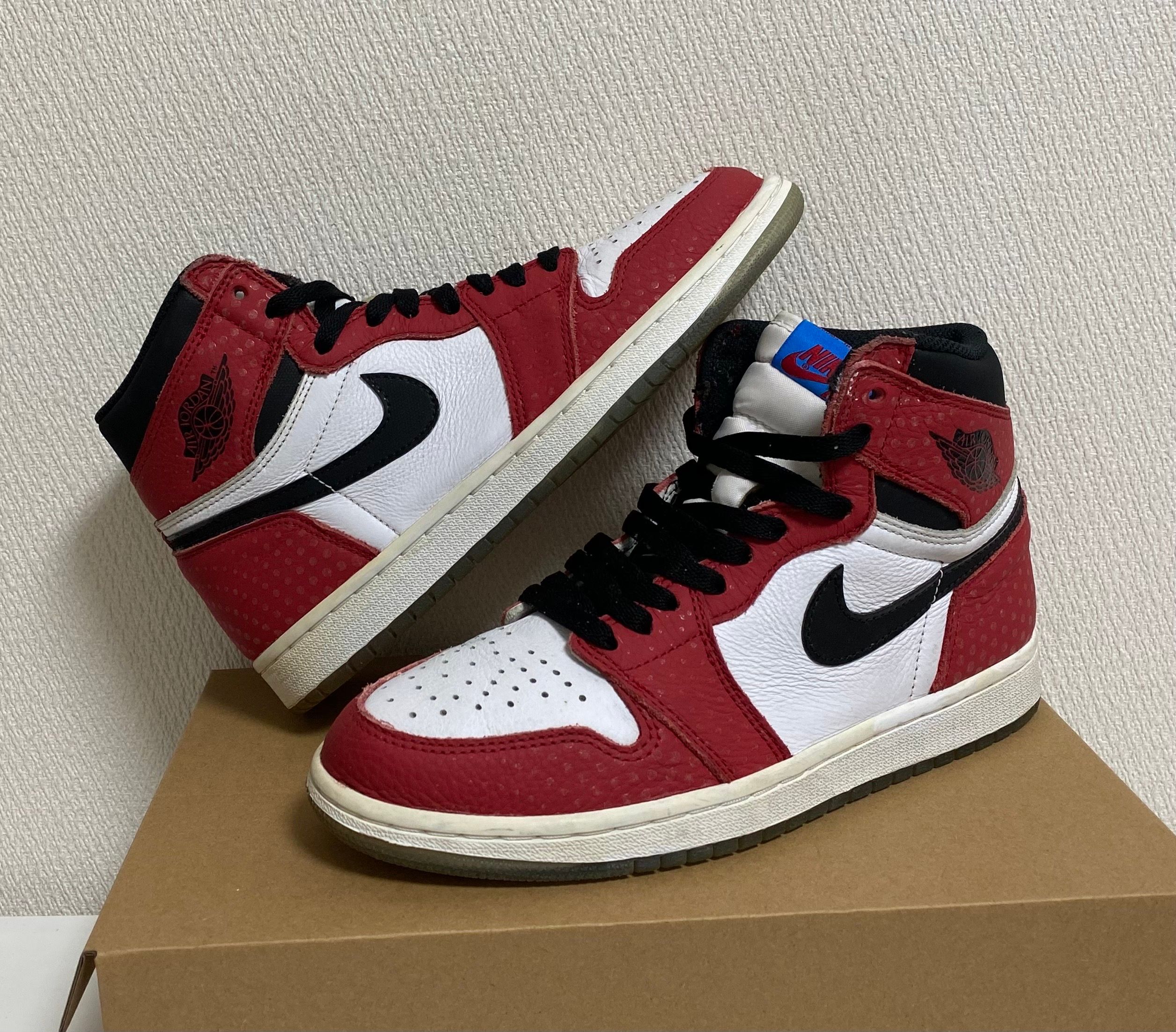 Spiderman × Nike Air Jordan 1 Origin Story "Gym Red/White/Photo Blue/Black"