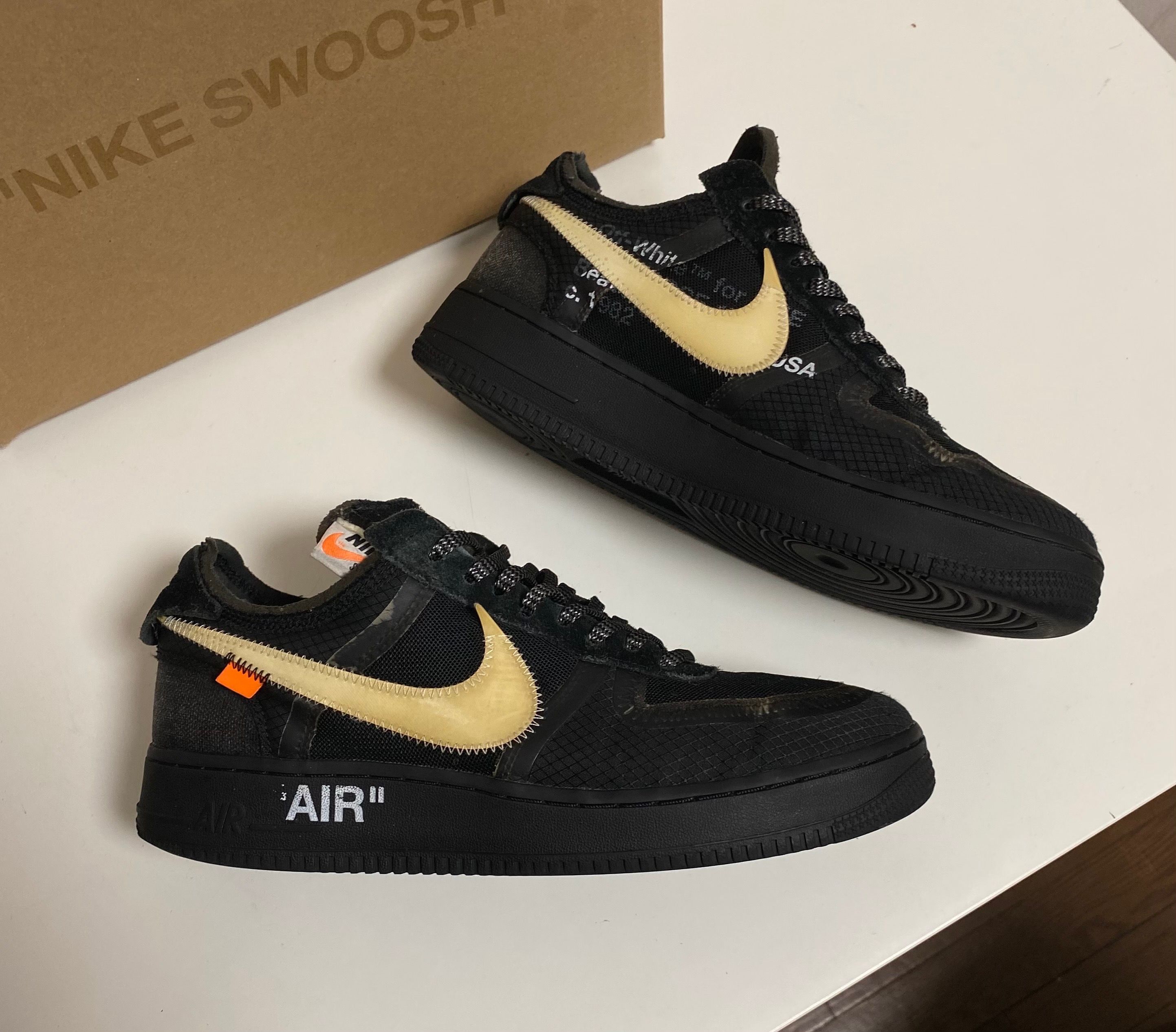 Off-White × Nike Air Force 1 Low "Black"
