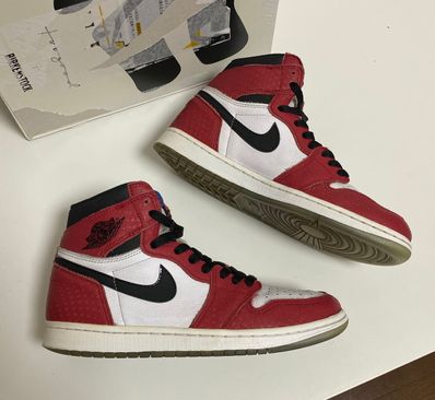 Spiderman × Nike Air Jordan 1 Origin Story "Gym Red/White/Photo Blue/Black"