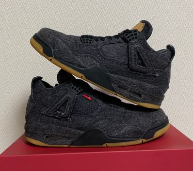 Nike × Levi's Air Jordan 4 "Black Denim" (Tag: ®)