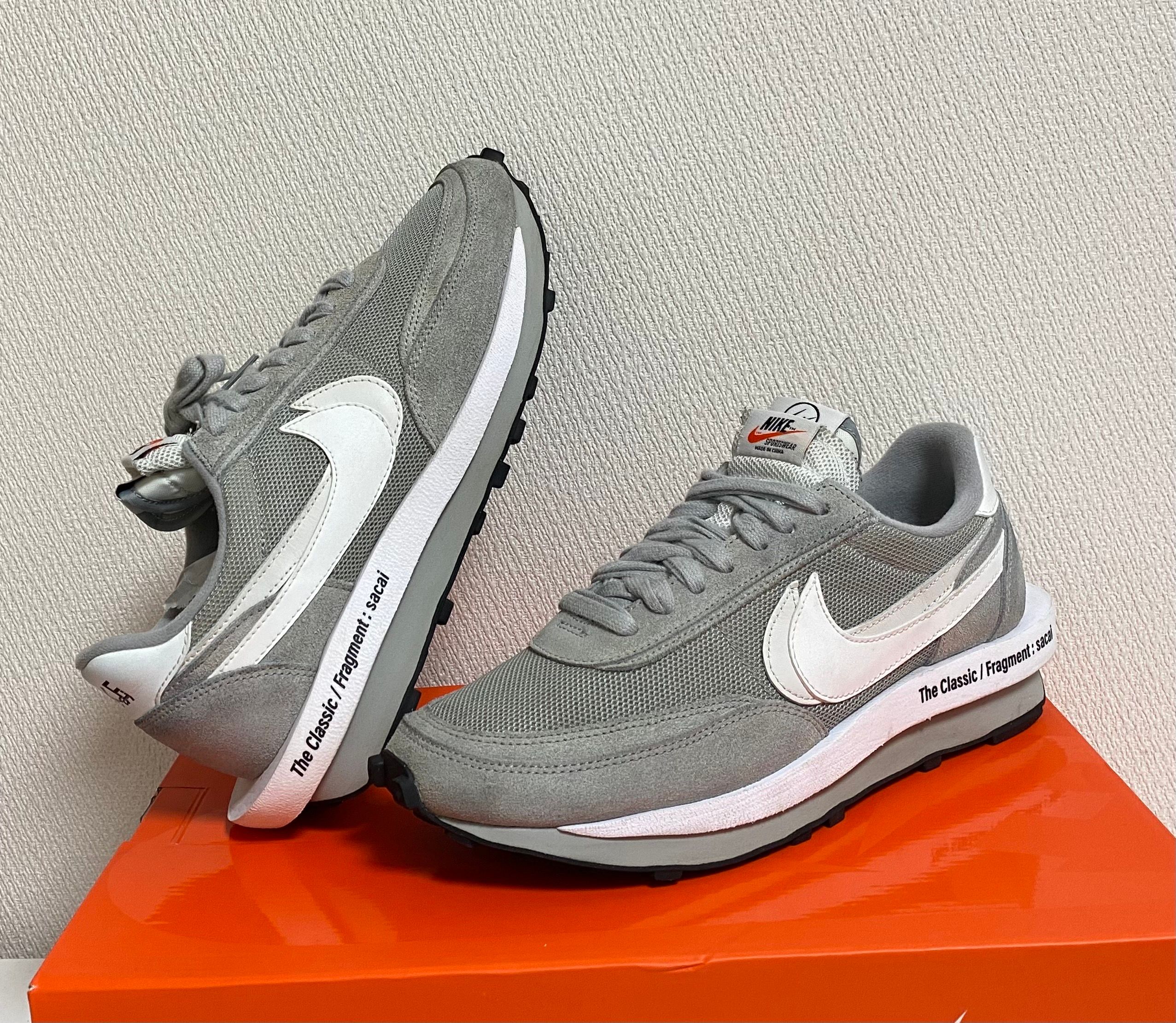 Fragment × sacai × Nike LD Waffle "Light Smoke Grey"