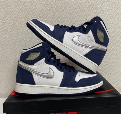 Nike GS Air Jordan 1 High OG CO.JP "Midnight Navy" (2020)(ブリーフケースなし)
