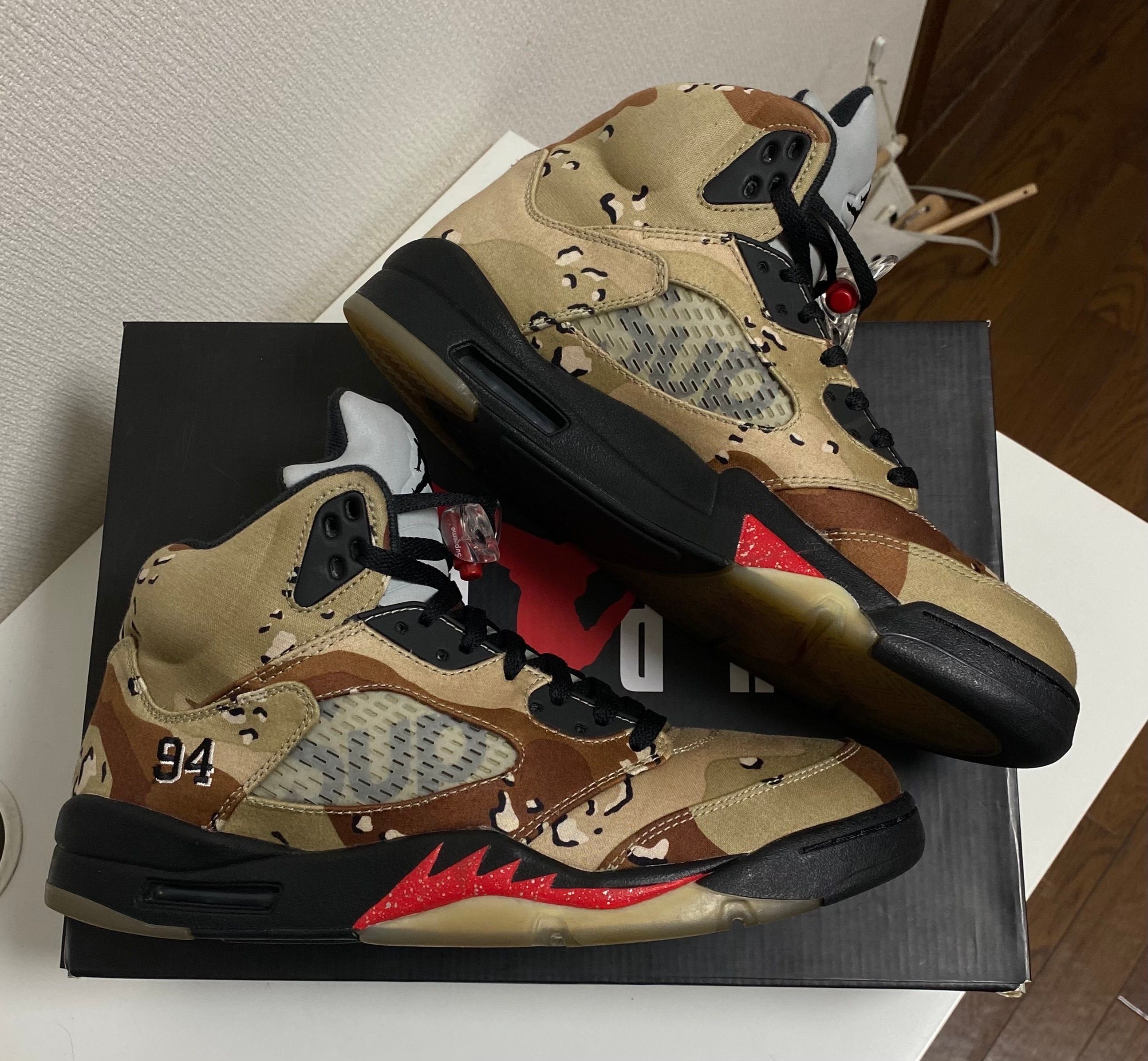 Supreme × Nike Air Jordan 5 Retro "Desert Camo"