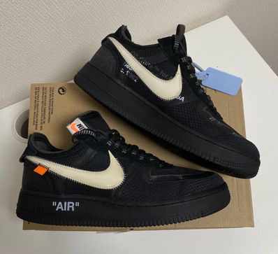 Air force low off white black deals