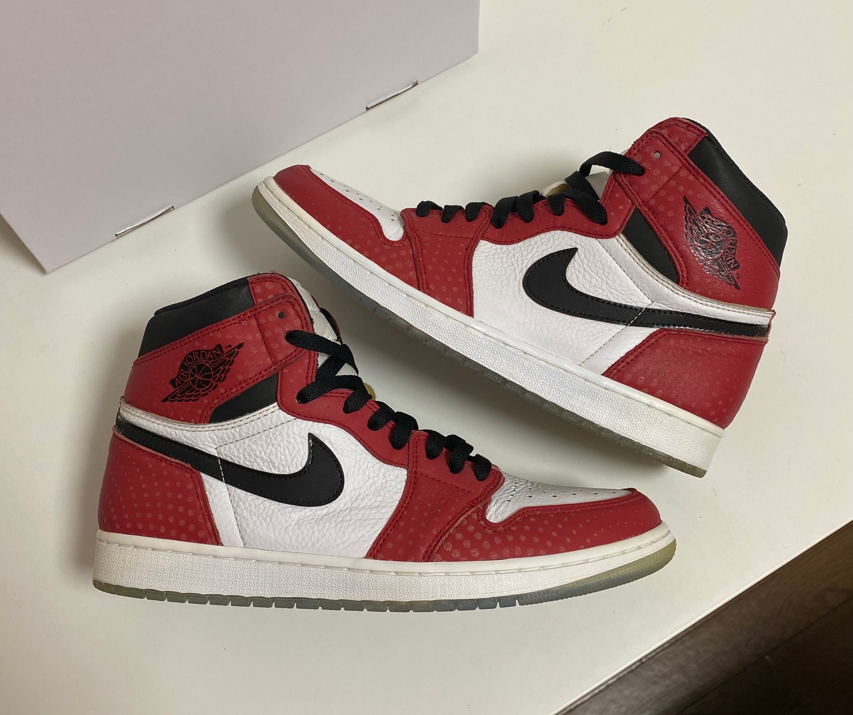 Spiderman × Nike Air Jordan 1 Origin Story 