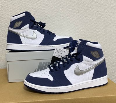 Nike Air Jordan 1 High OG CO.JP "White/Midnight Navy" (2020)(ブリーフケースなし)