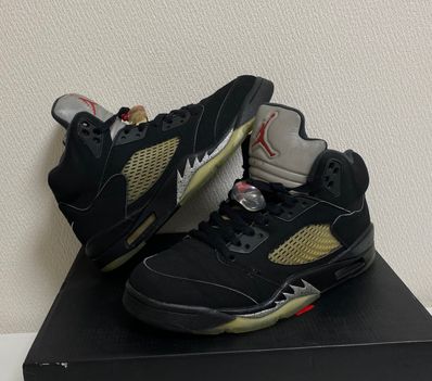 Nike Air Jordan 5 Retro OG "Black/Fire Red/Metallic Silver/White" (2016)