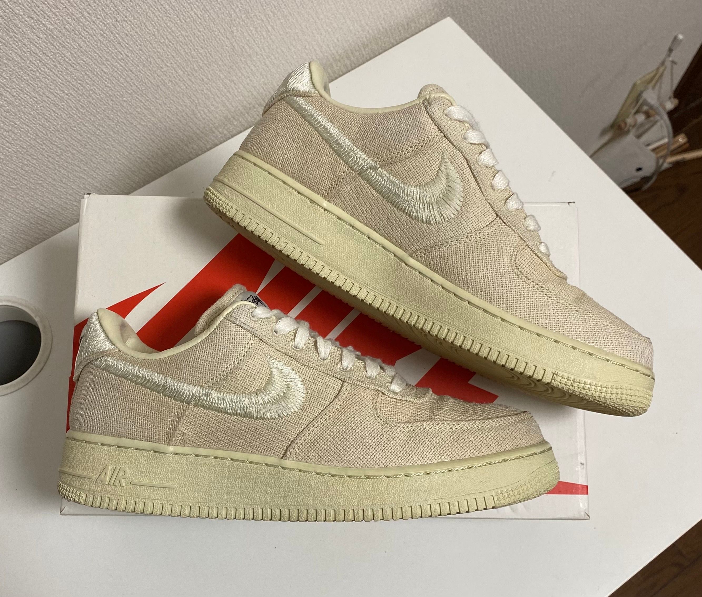 Stussy × Nike Air Force 1 Low "Fossil Stone"