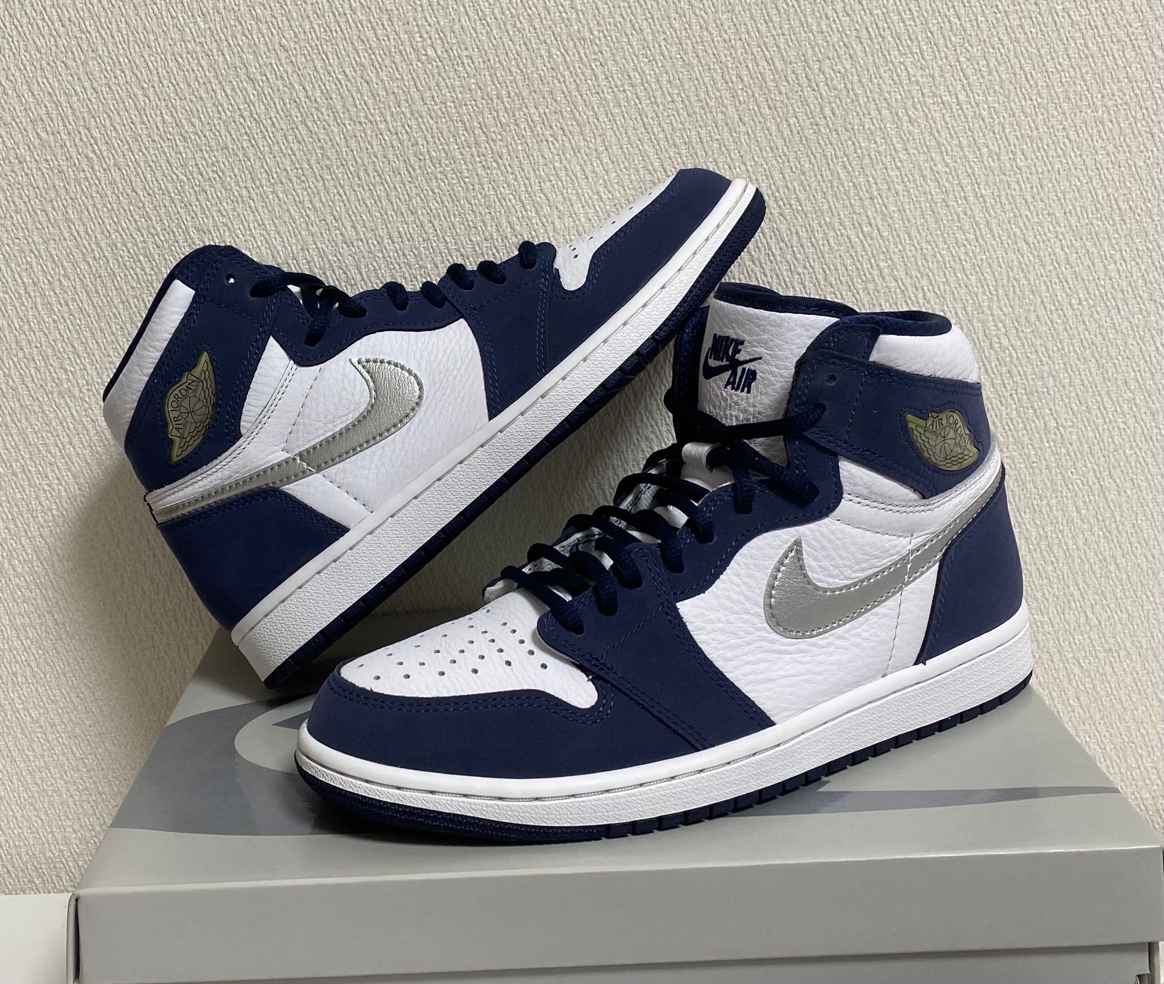 Nike Air Jordan 1 High OG CO.JP "White/Midnight Navy" (2020)(ブリーフケースなし)