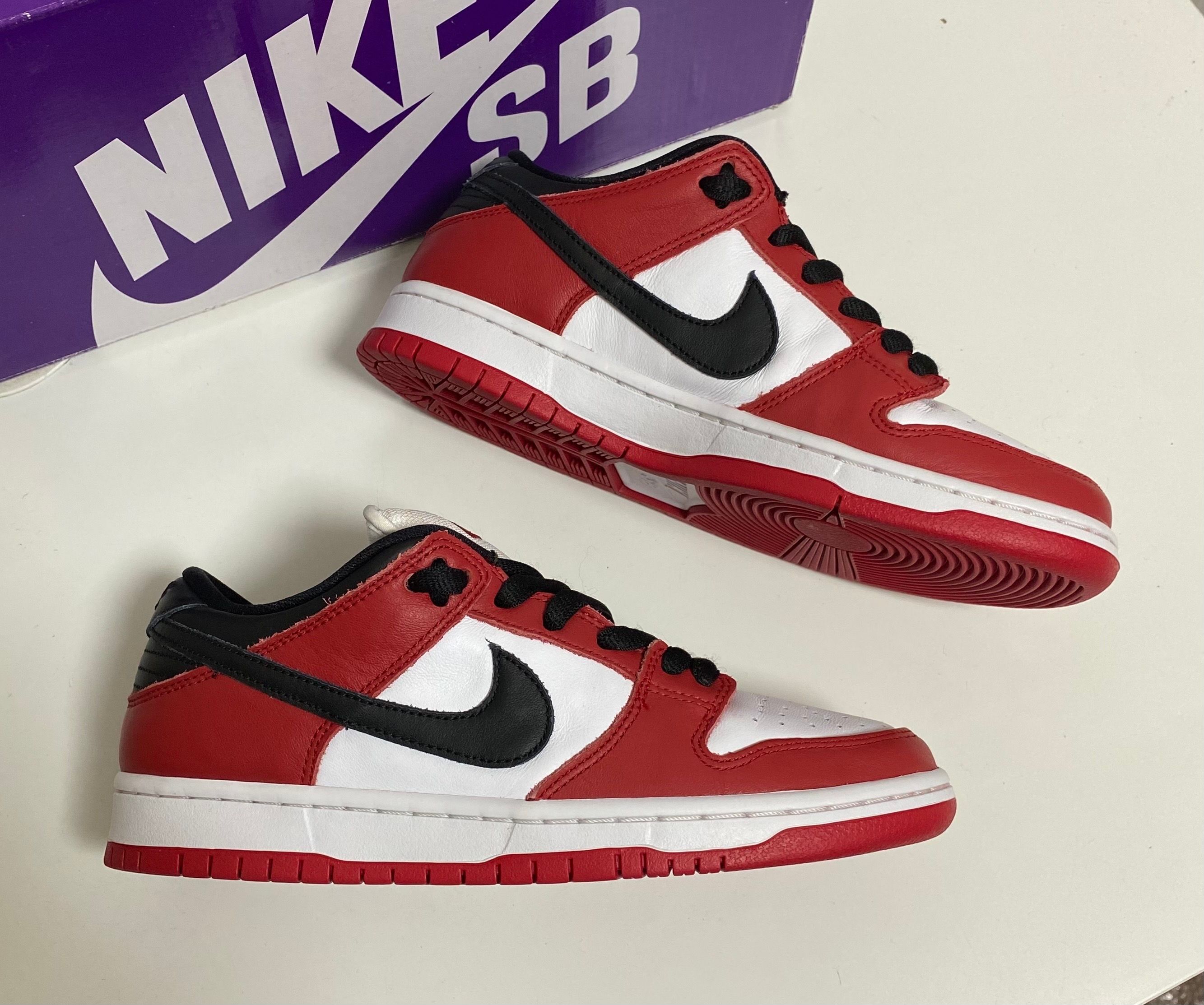 Nike SB Dunk Low Pro "J-Pack Chicago/Varsity Red and White"