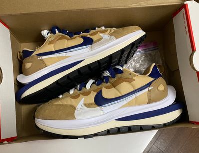 Sacai × Nike Vapor Waffle "Sesame And Blue Void"
