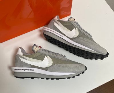 Fragment × sacai × Nike LD Waffle "Light Smoke Grey"