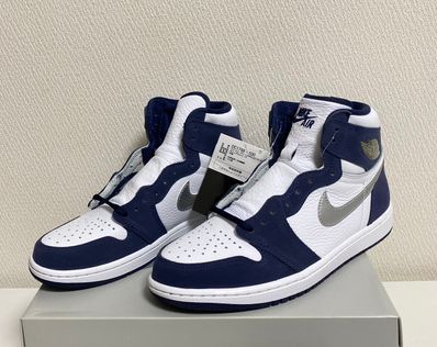 Nike Air Jordan 1 High OG CO.JP "White/Midnight Navy" (2020)(ブリーフケースなし)