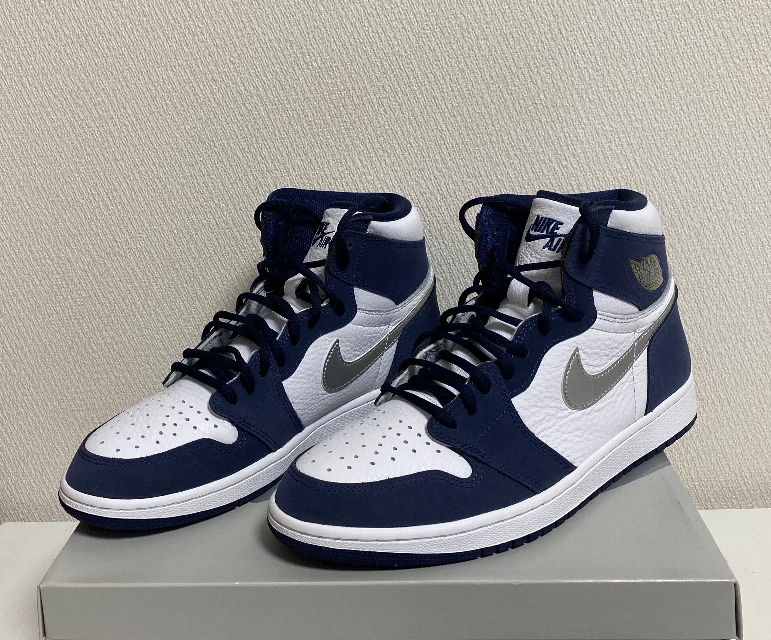 Nike Air Jordan 1 High OG CO.JP "White/Midnight Navy" (2020)(ブリーフケースなし)